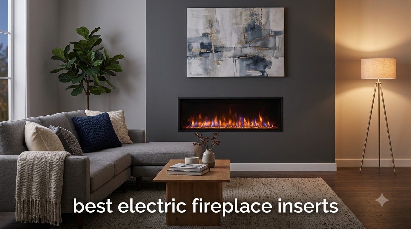 best electric fireplace inserts