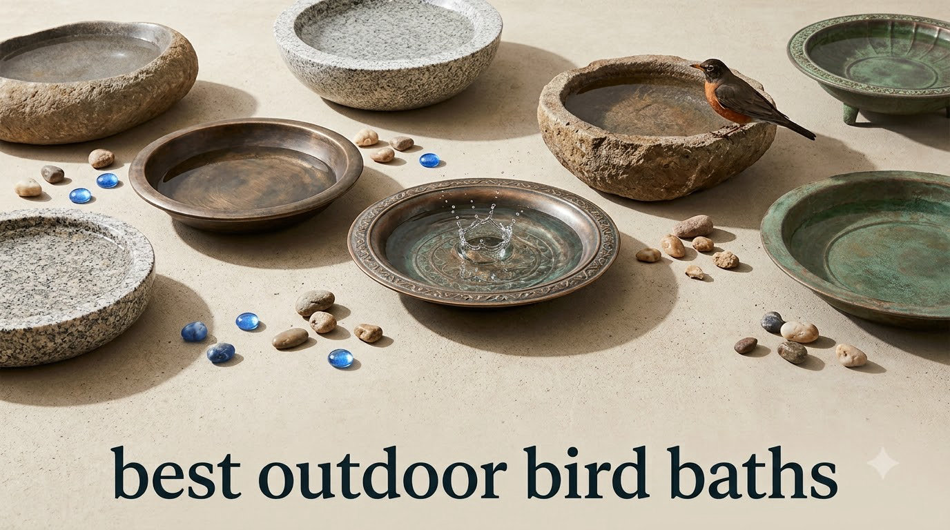 best outdoor bird baths