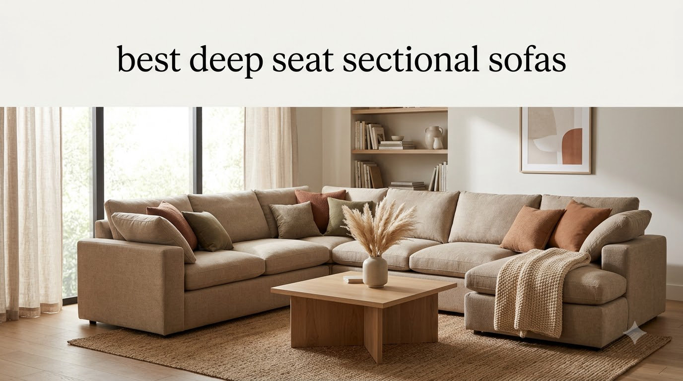 best deep seat sectional sofas