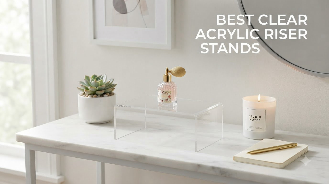 best clear acrylic riser stands