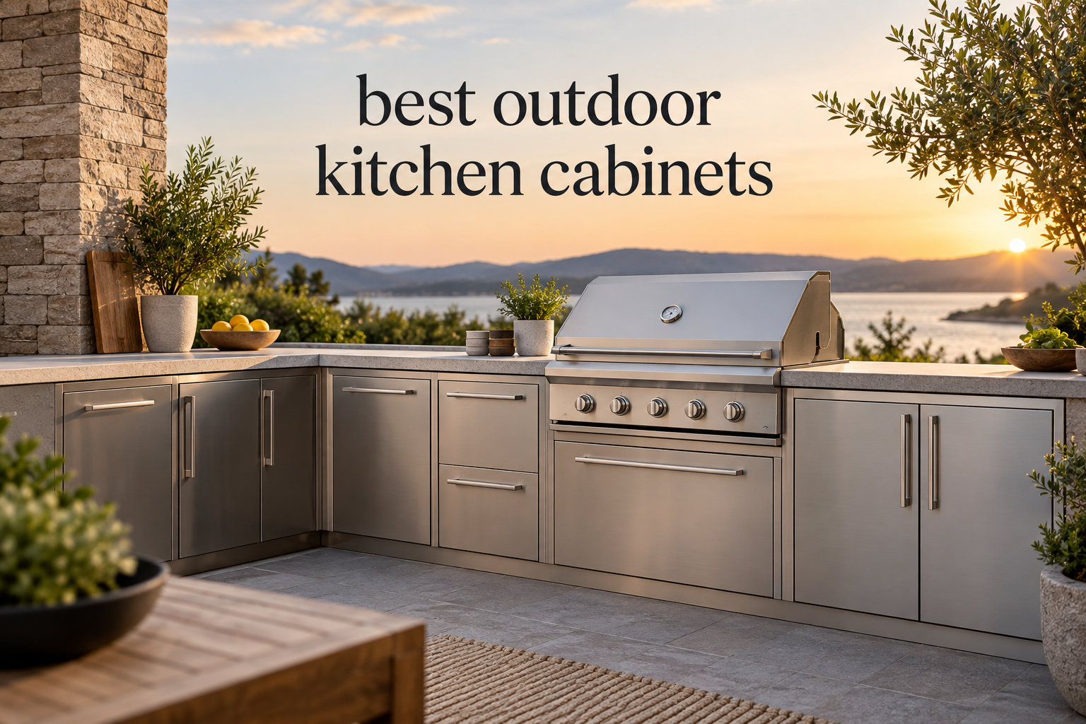best outdoor kitchen cabinets
