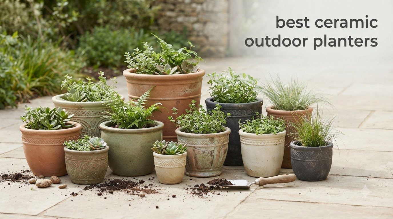 best ceramic outdoor planters