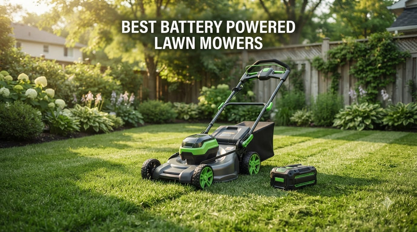 best battery powered lawn mowers