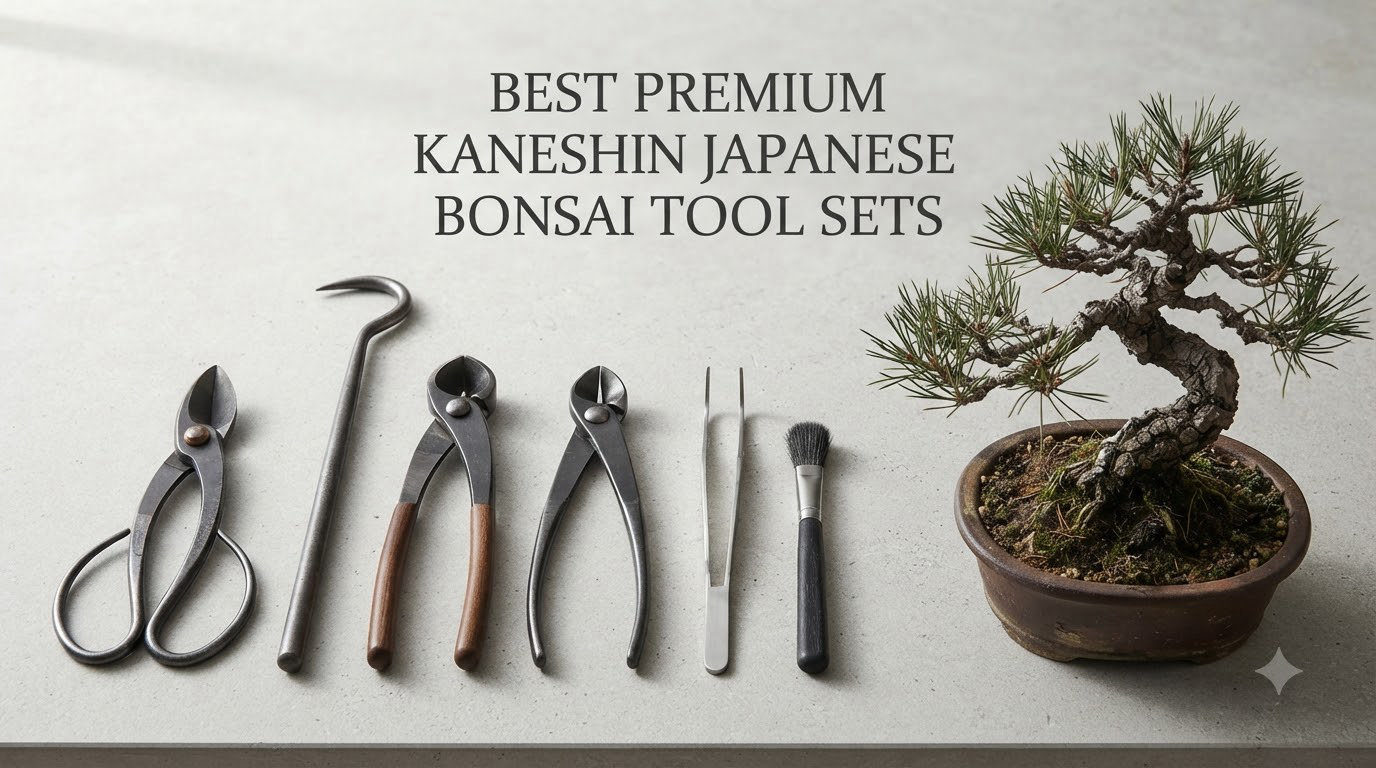 best premium kaneshin japanese bonsai tool sets