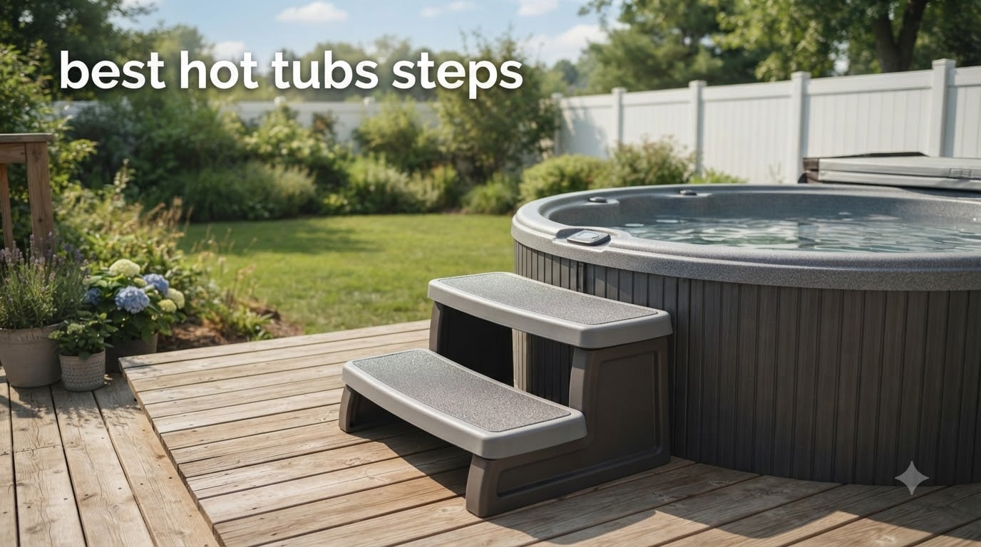 best hot tubs steps