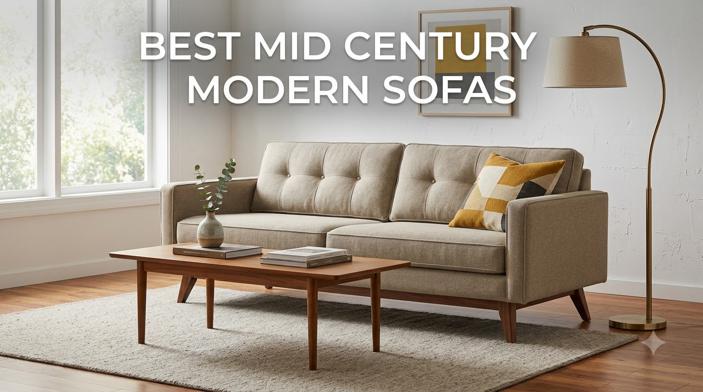 best mid century modern sofas