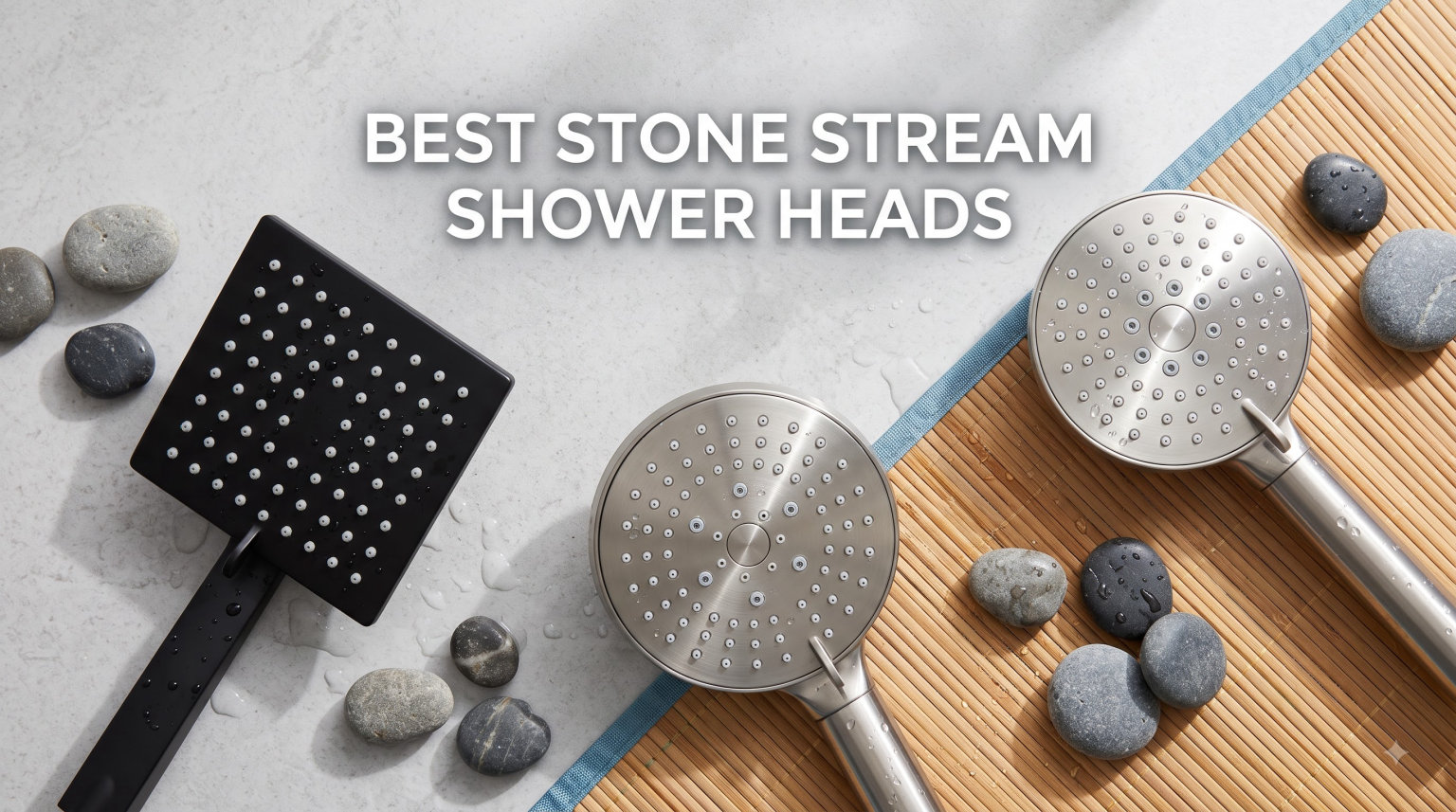 best stone stream shower heads