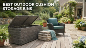 best outdoor cushion storage bins