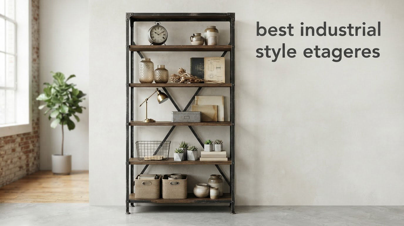 best industrial style etageres