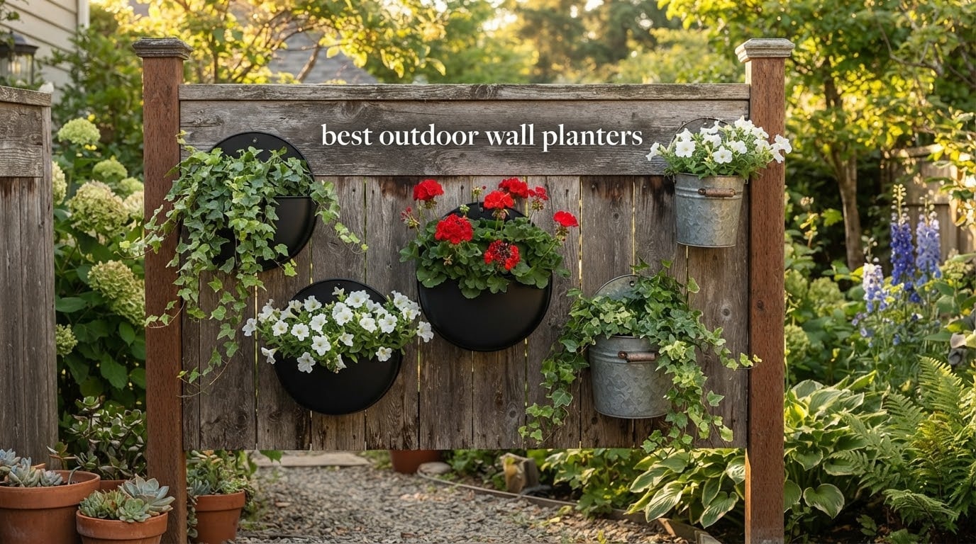 best outdoor wall planters