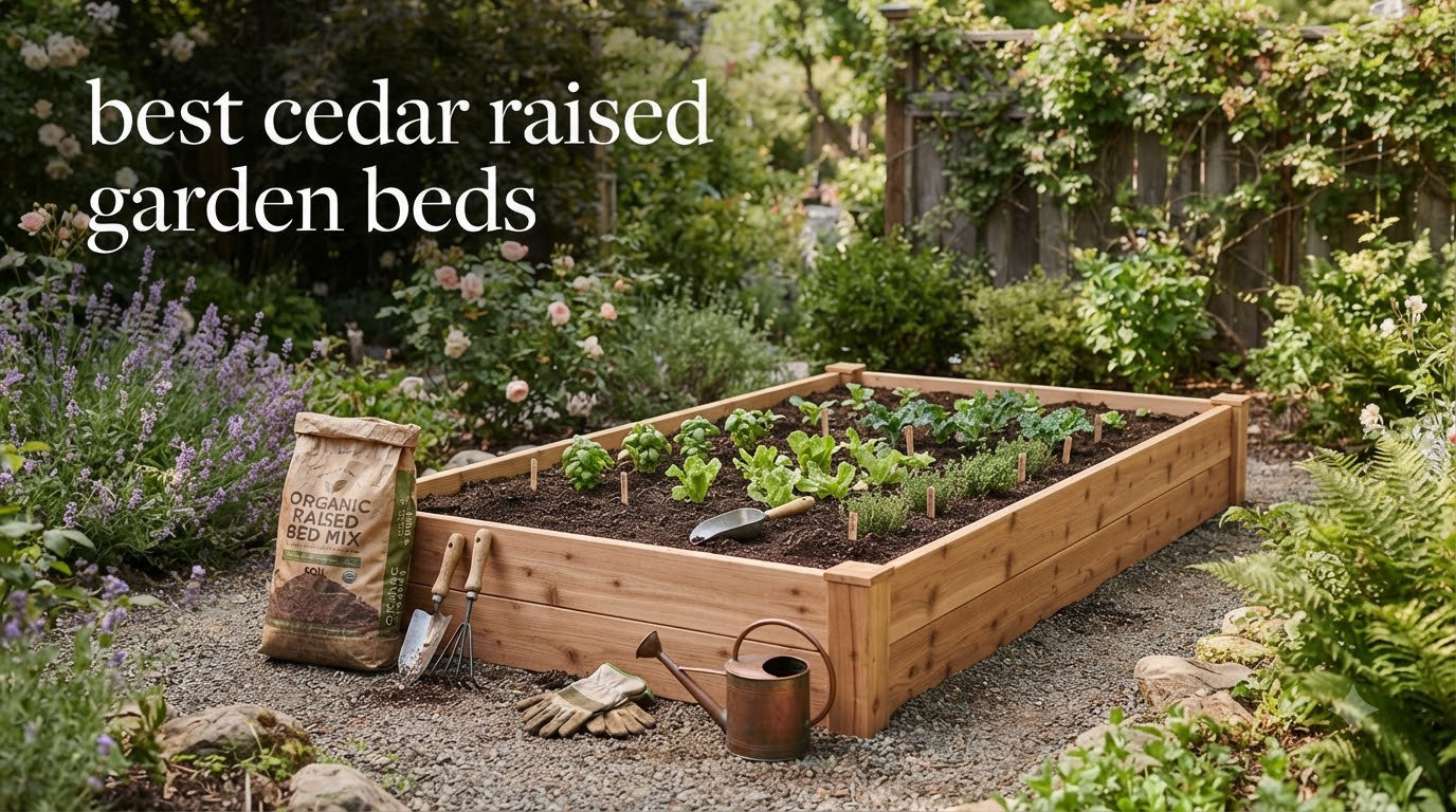 best cedar raised garden beds