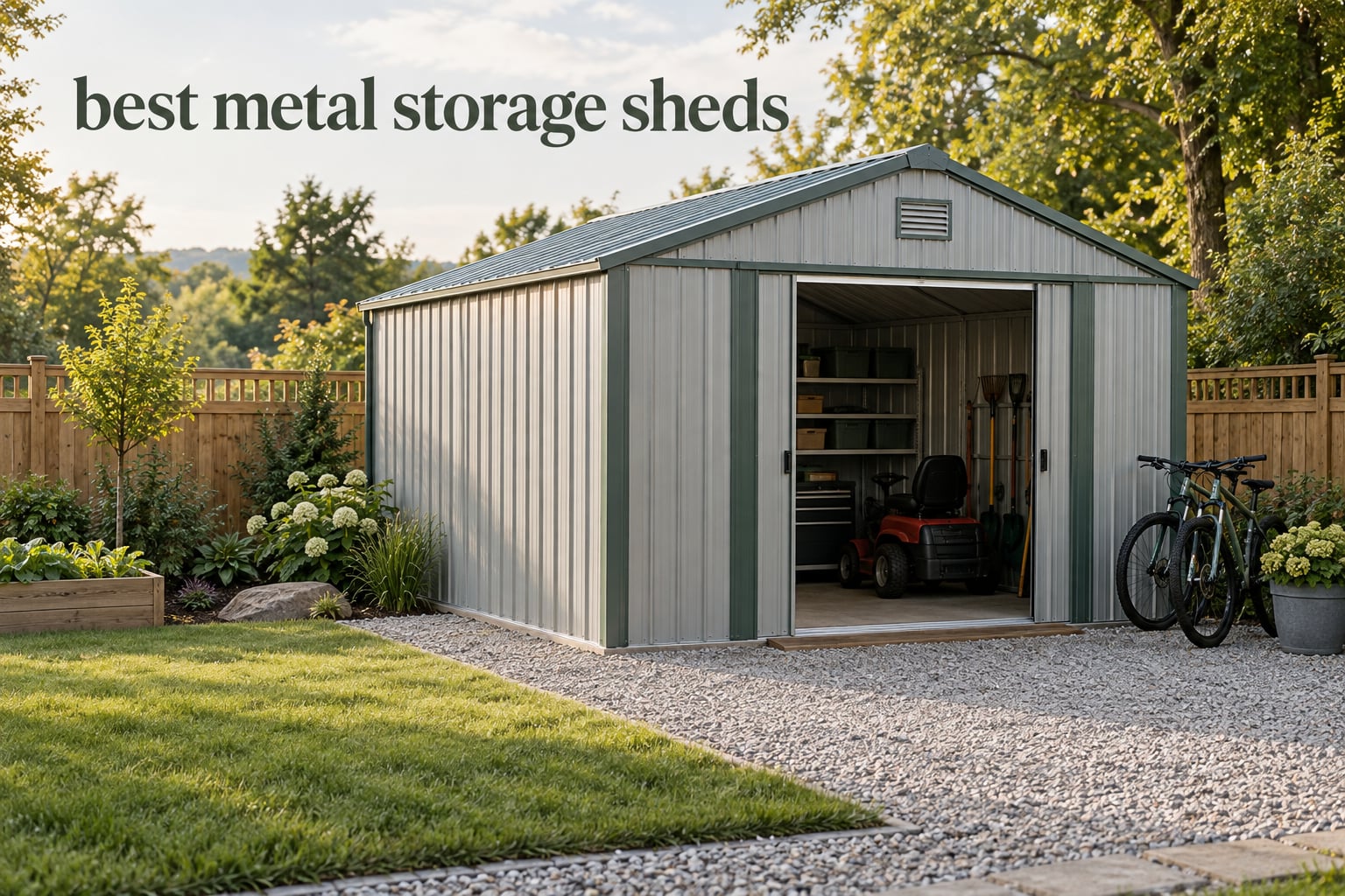 best metal storage sheds