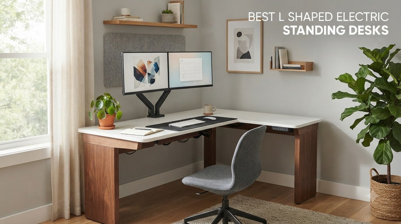 best l shaped electric standing desks