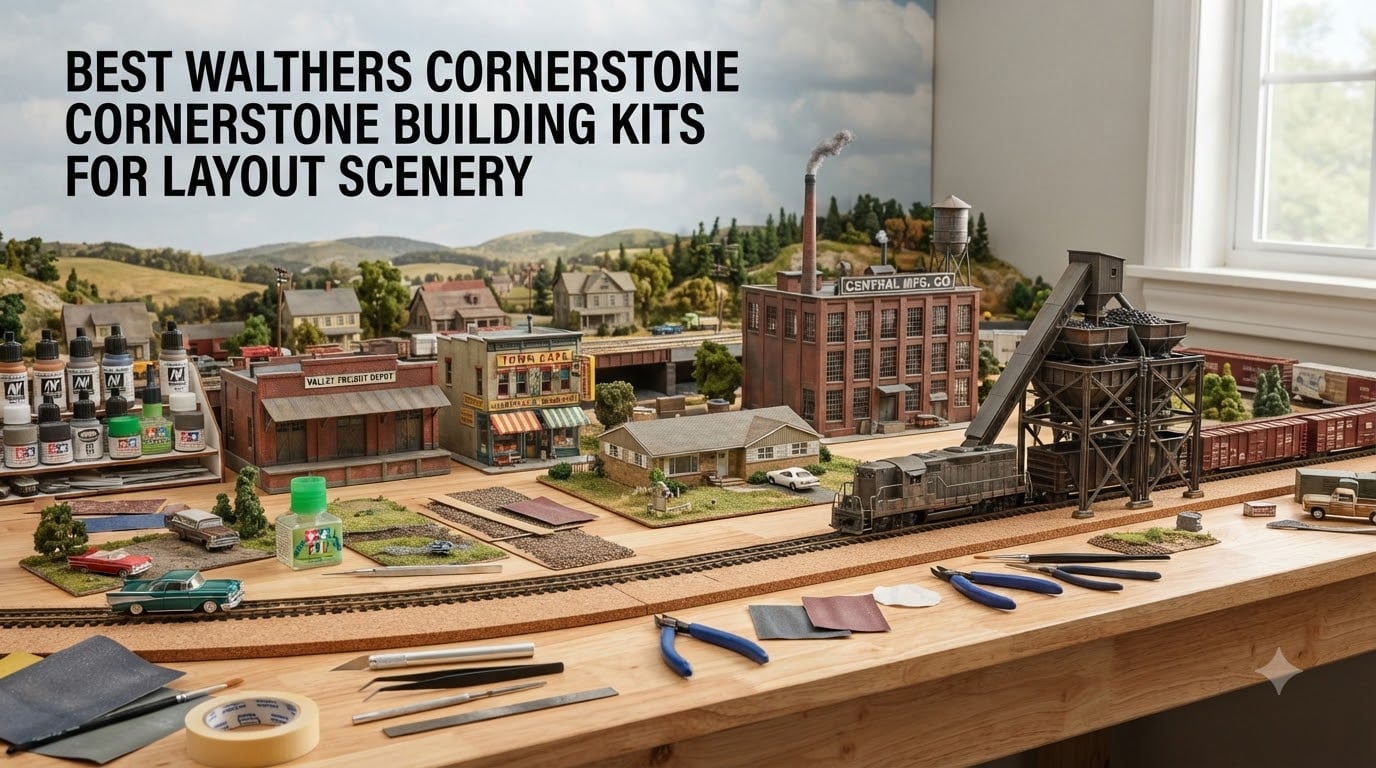 best walthers cornerstone building kits for layout scenery
