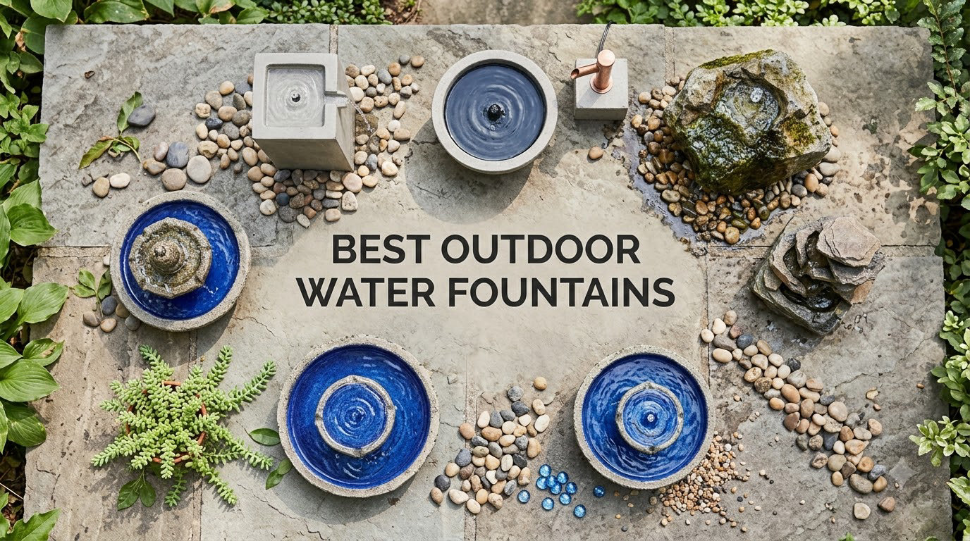 best outdoor water fountains