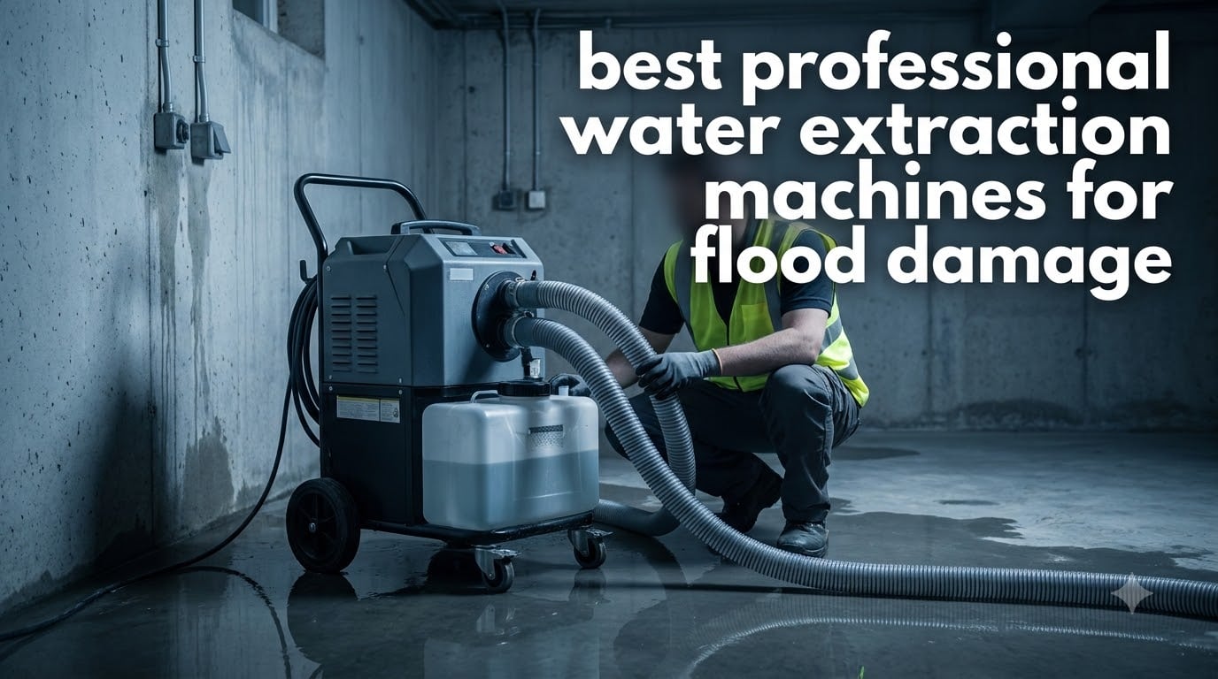 best professional water extraction machines for flood damage