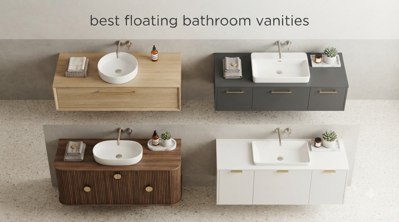 best floating bathroom vanities