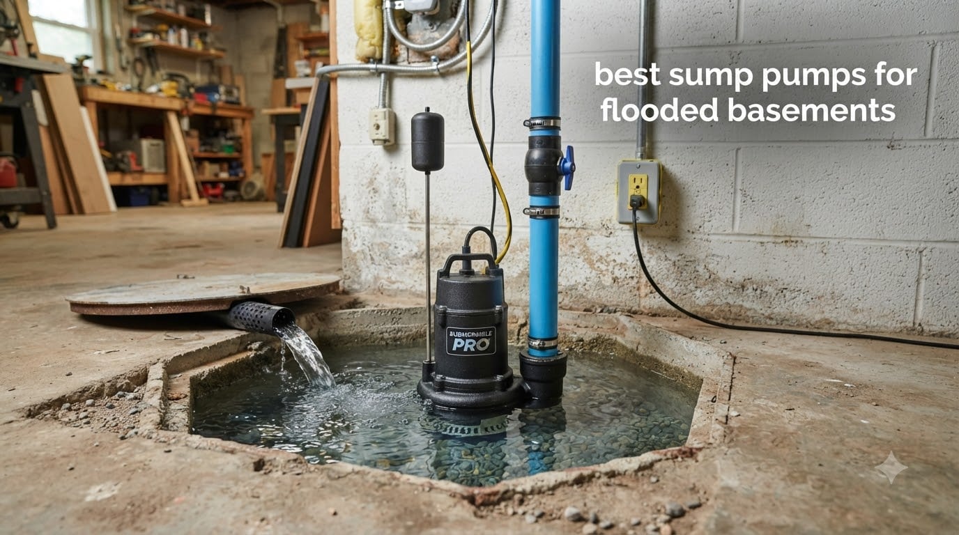 best sump pumps for flooded basements