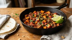 sweet potato dinner recipes with ground beef