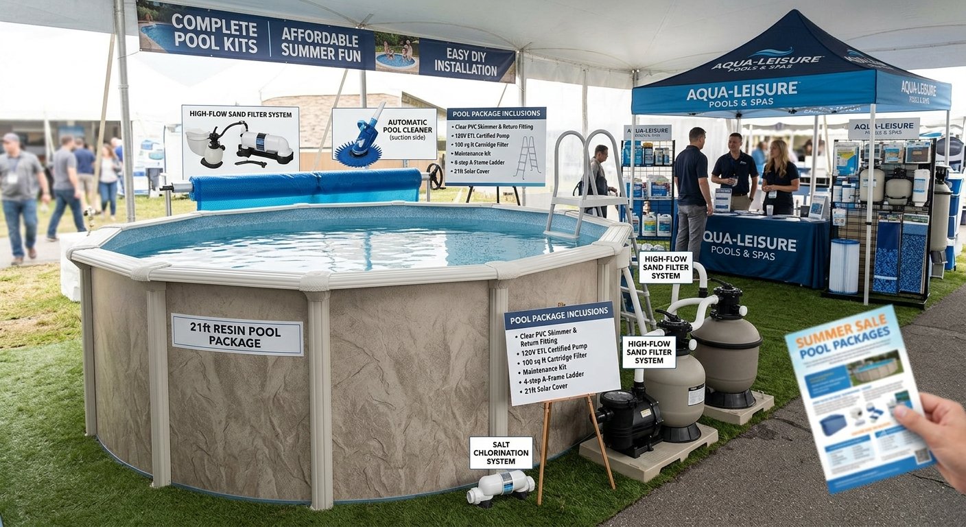 best above ground pool packages