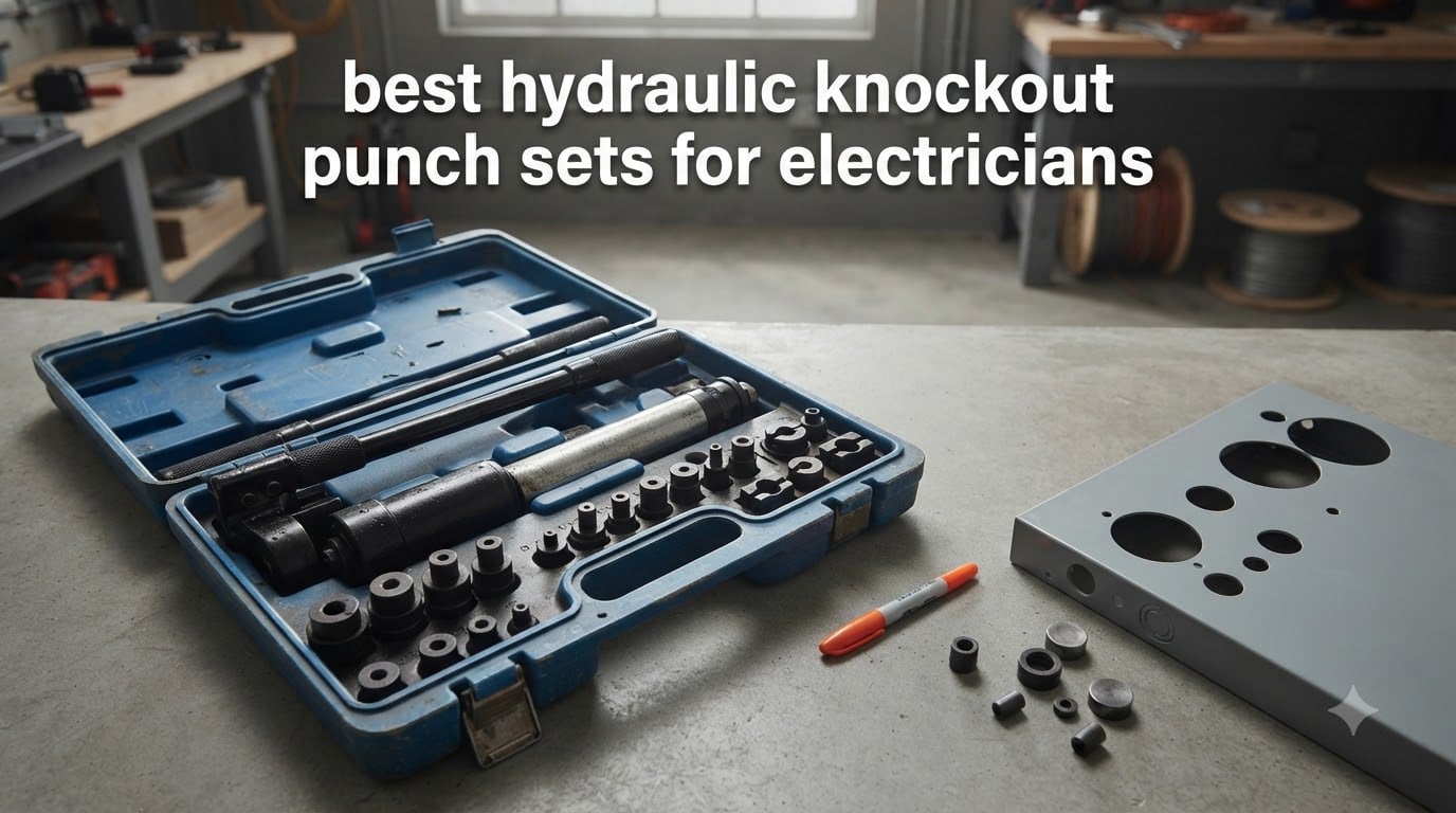 best hydraulic knockout punch sets for electricians