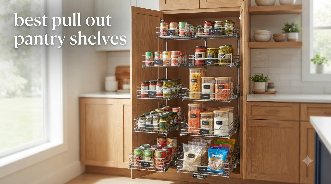 best pull out pantry shelves