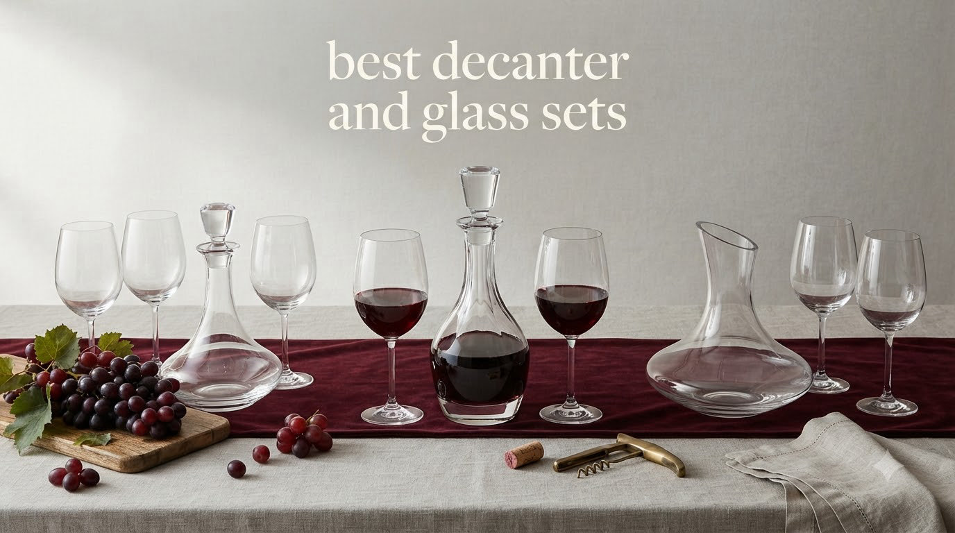 best decanter and glass sets