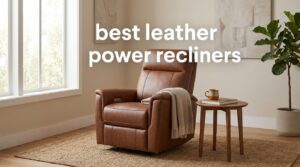 best leather power recliners
