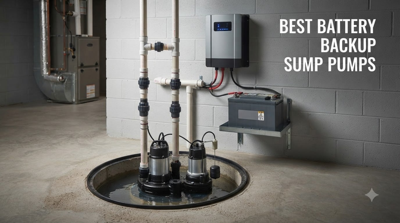 best battery backup sump pumps