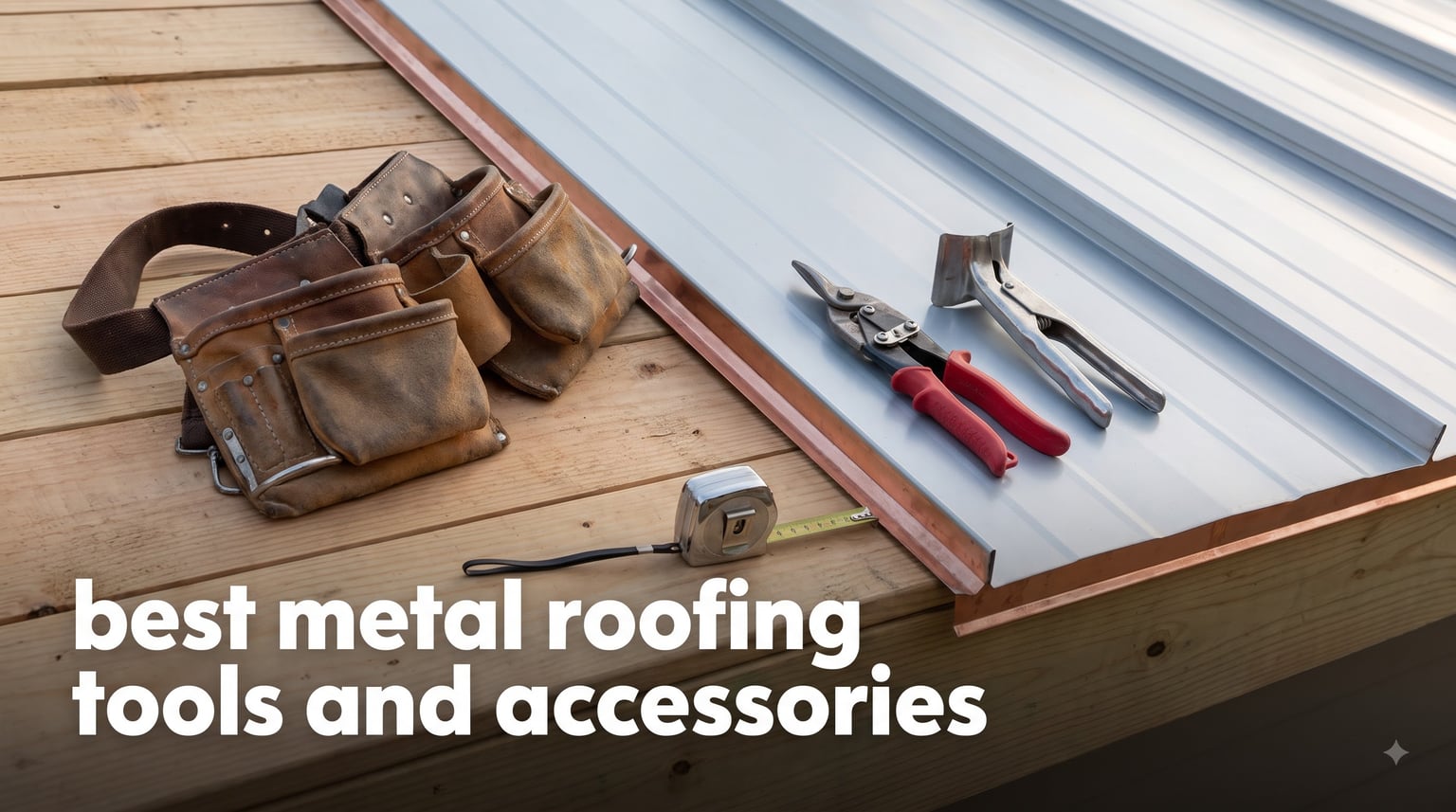 best metal roofing tools and accessories