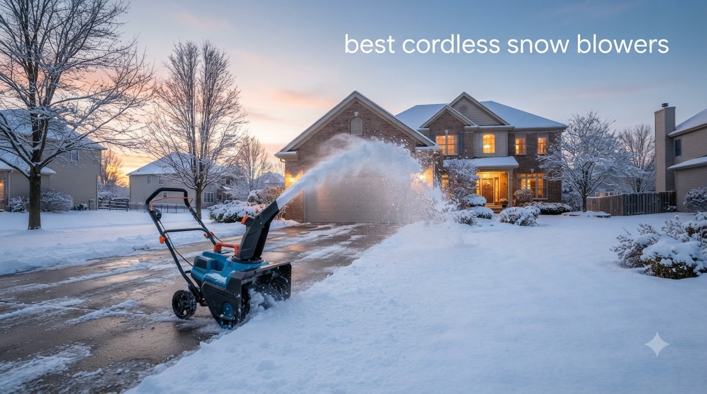 best cordless snow blowers