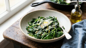 easy spinach recipes for dinner sides