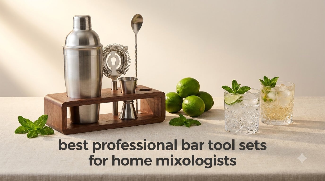 best professional bar tool sets for home mixologists