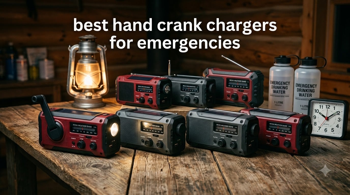 best hand crank chargers for emergencies