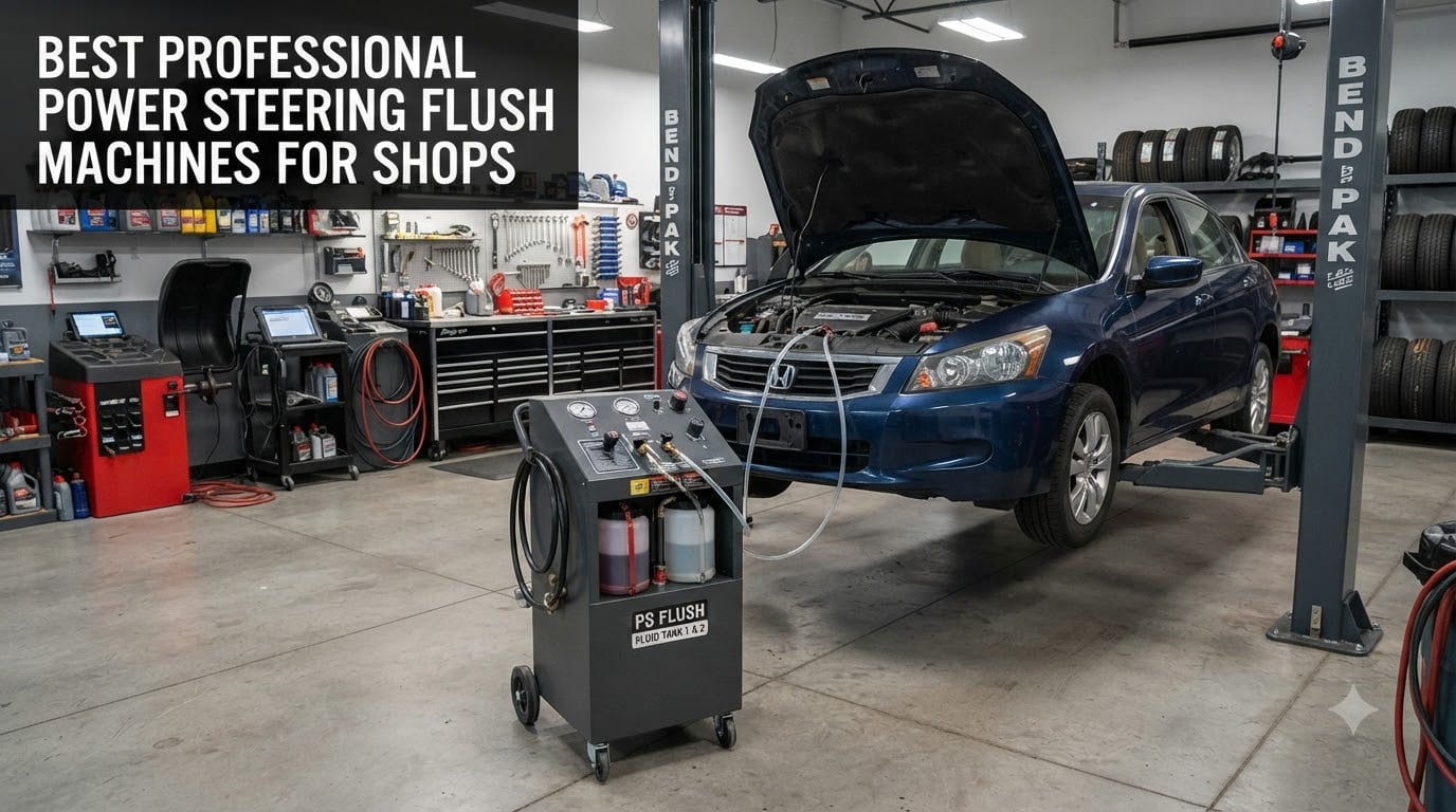 best professional power steering flush machines for shops