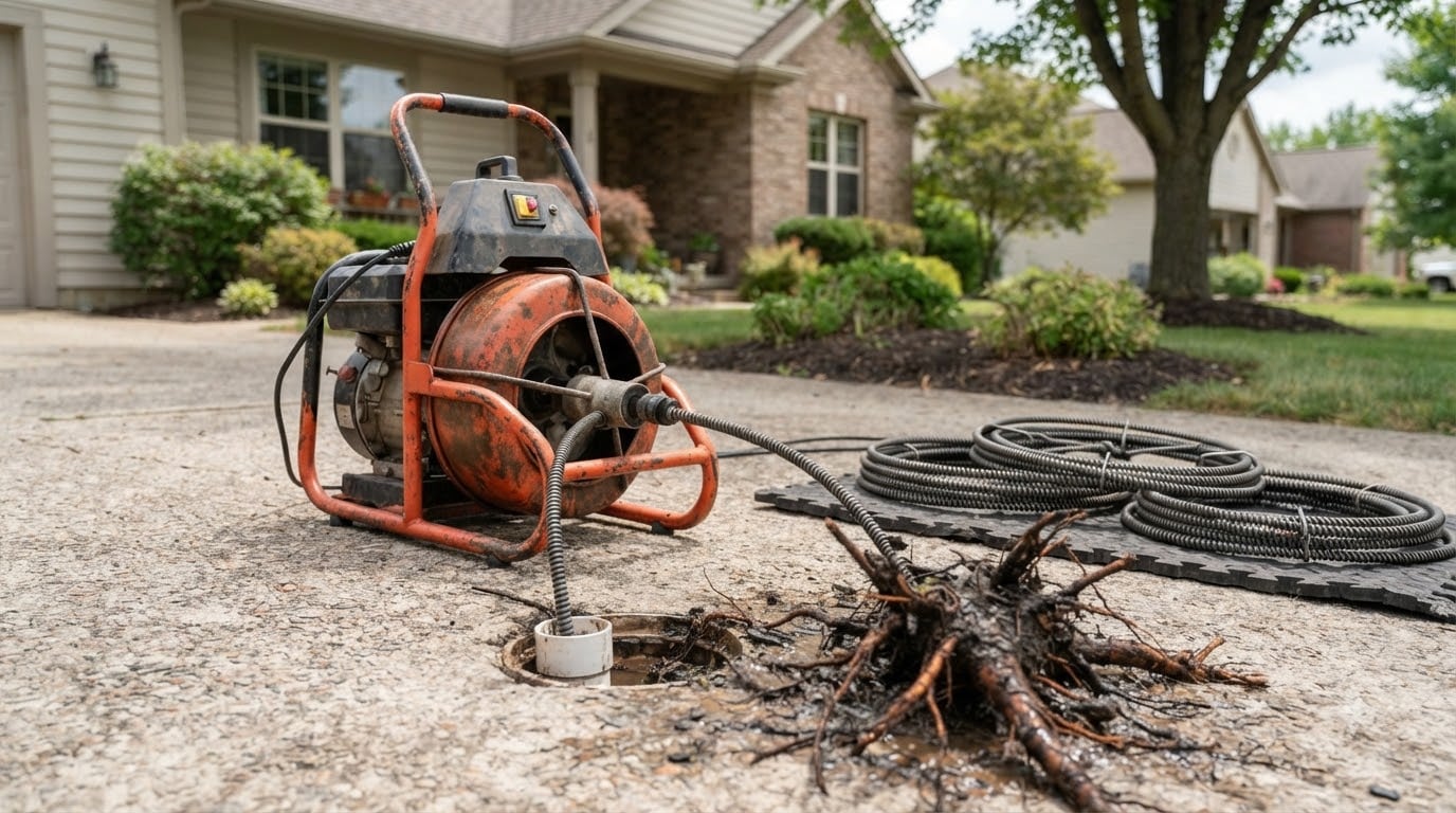 best sectional drain machines for main line clogs