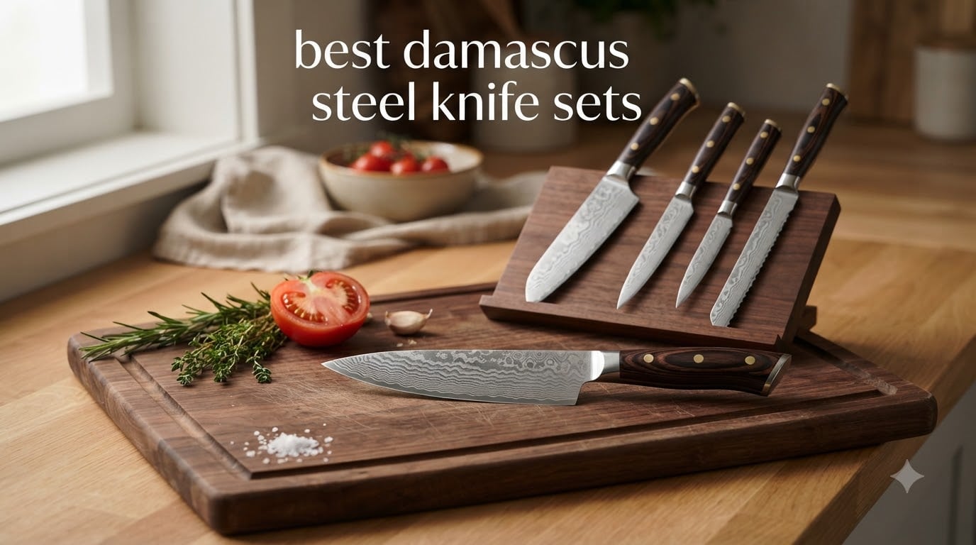 best damascus steel knife sets