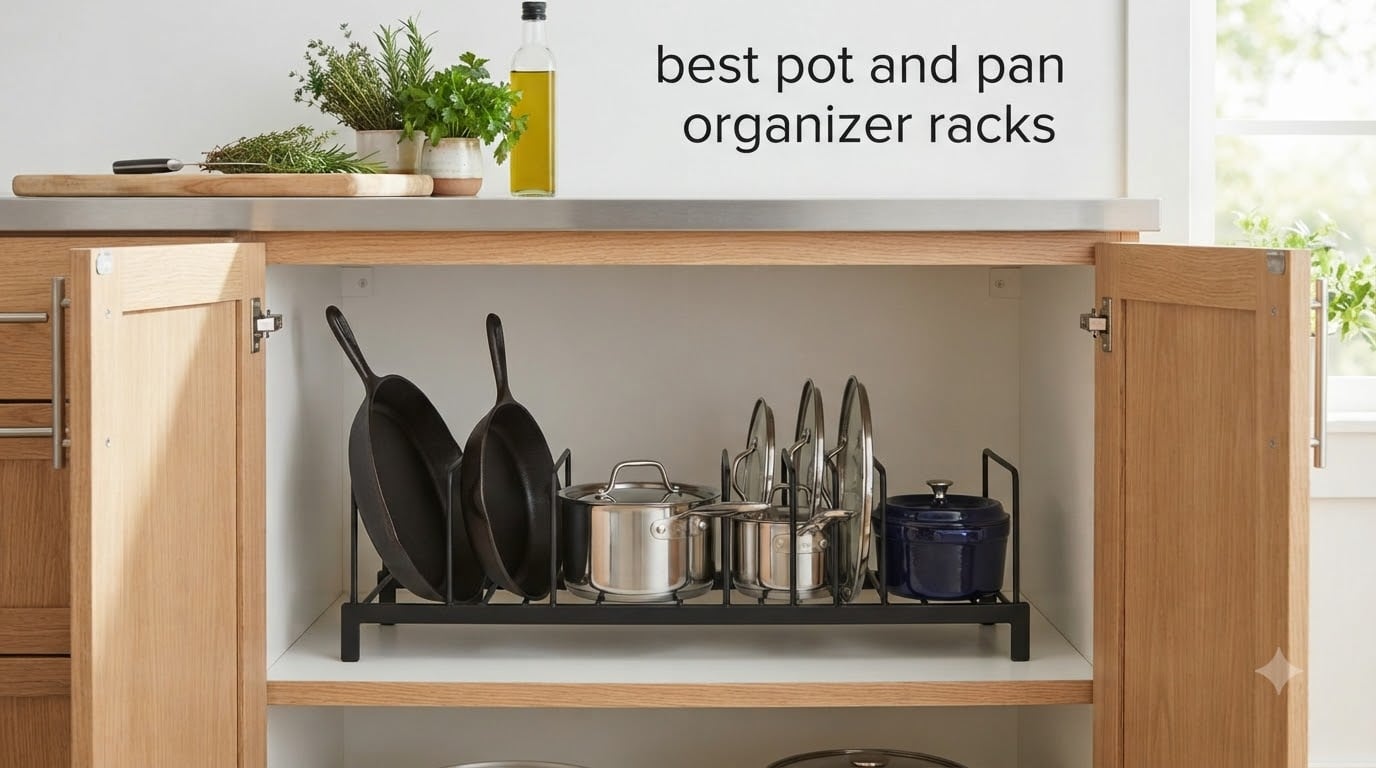 best pot and pan organizer racks