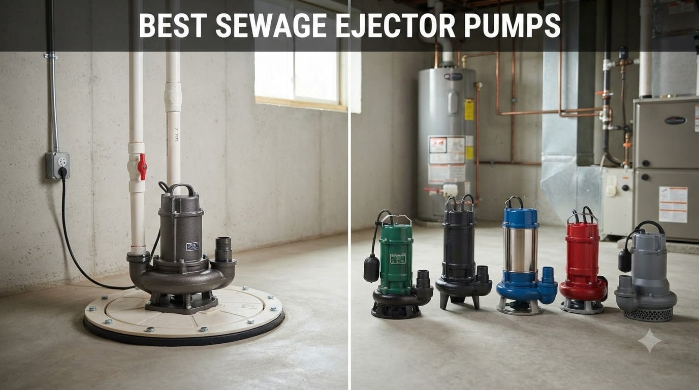 best sewage ejector pumps