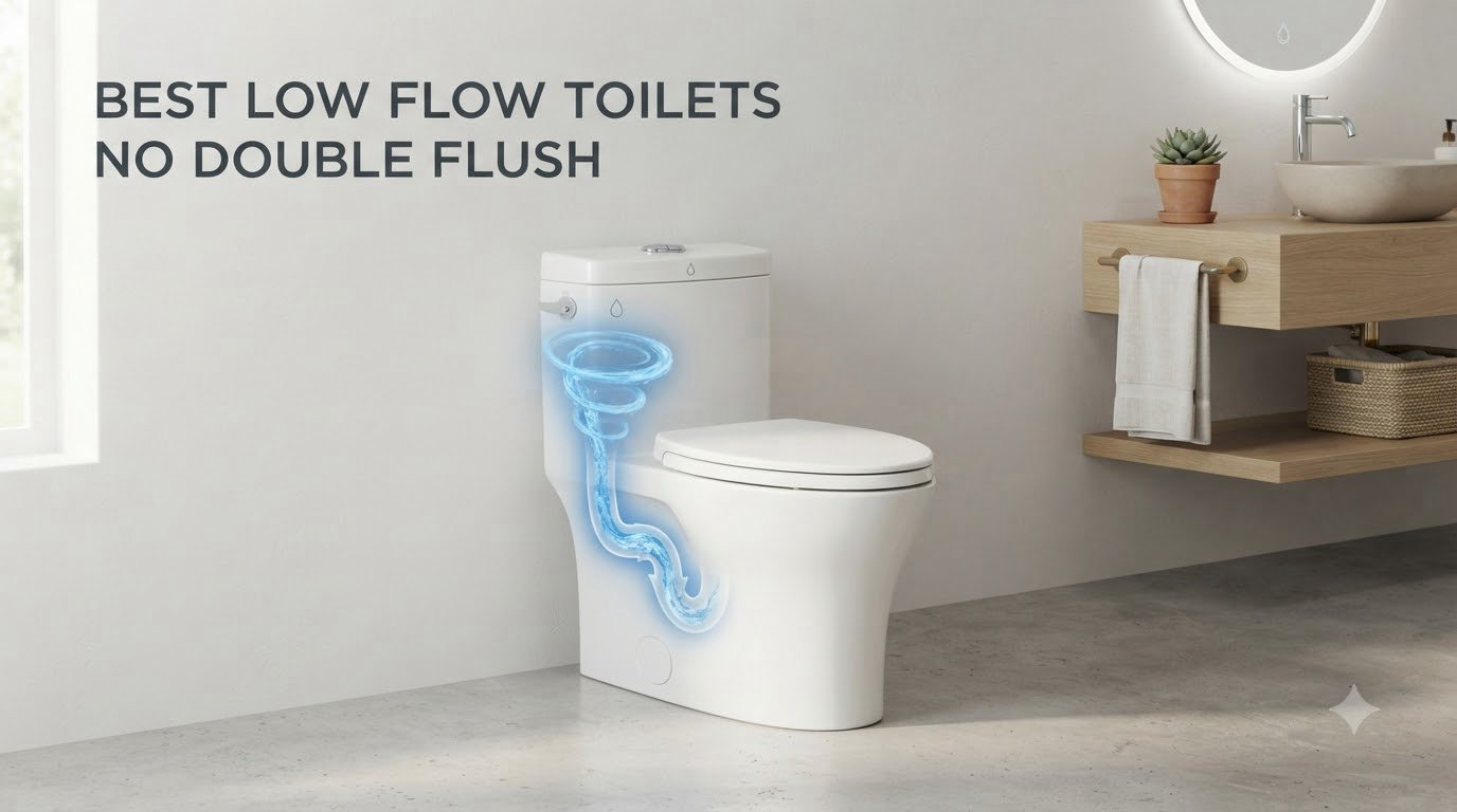 best low flow toilets no double flush