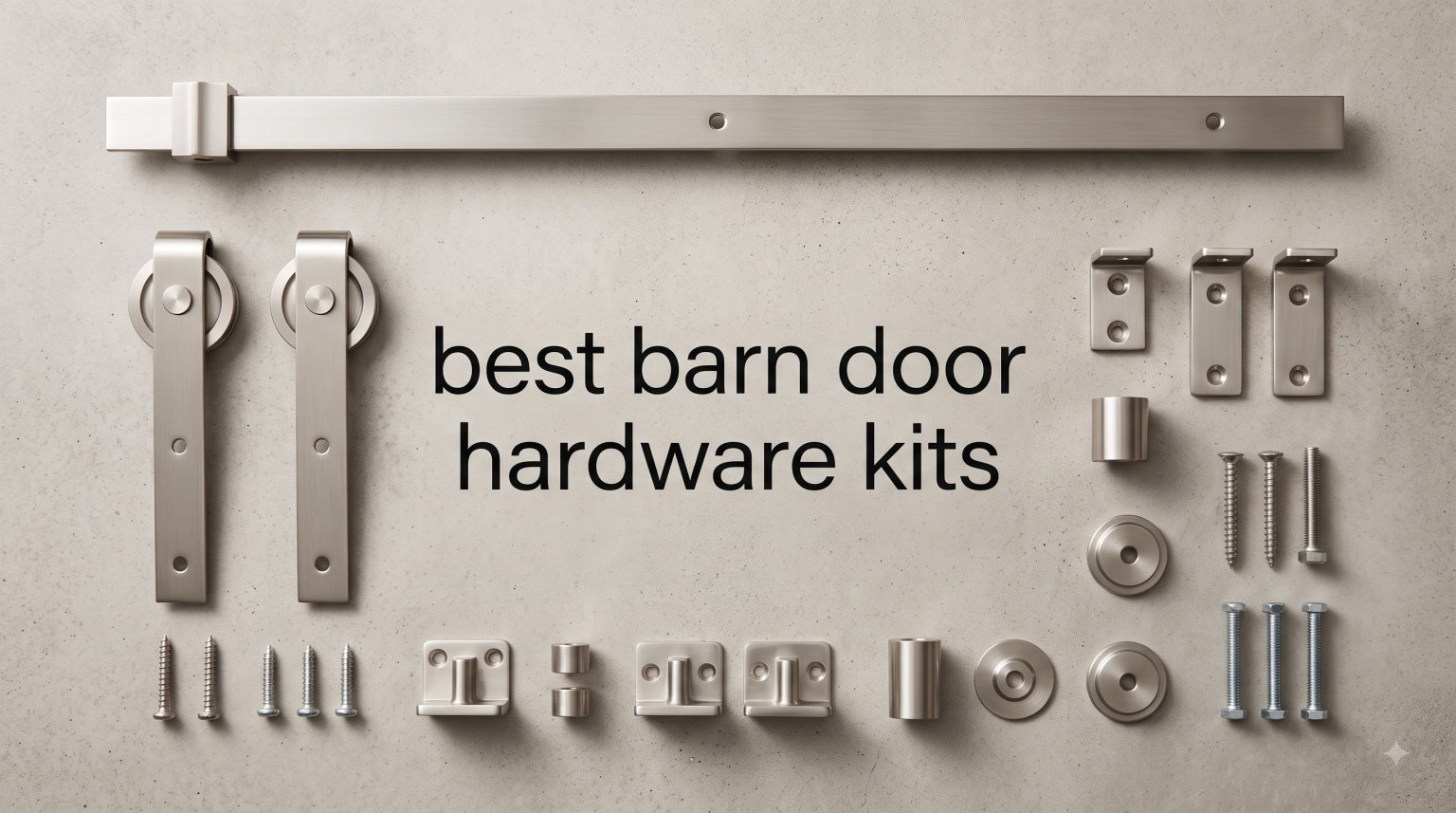 best barn door hardware kits