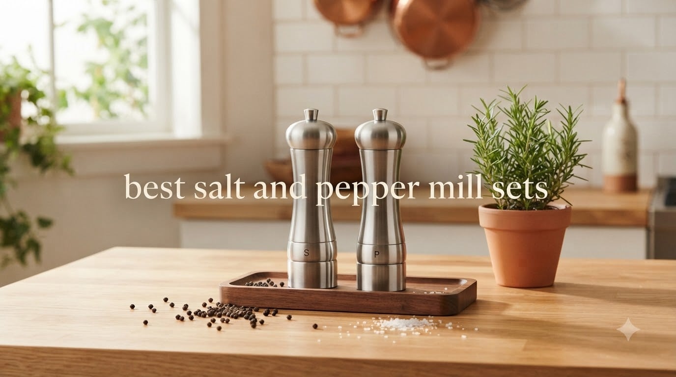 best salt and pepper mill sets