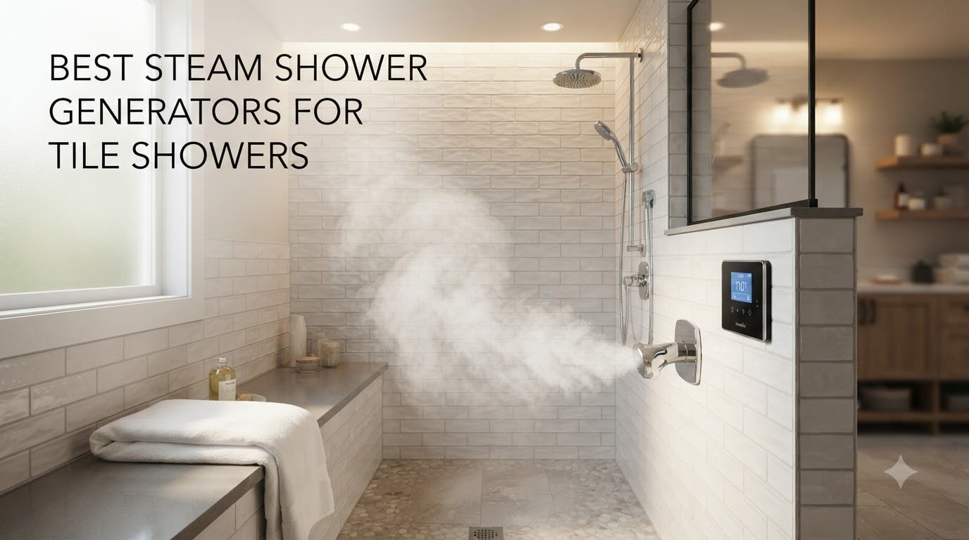 best steam shower generators for tile showers
