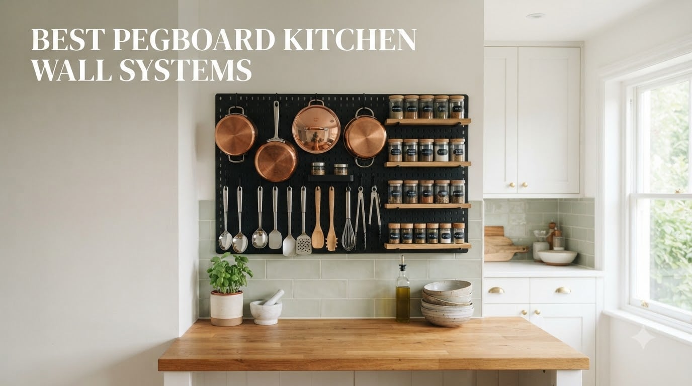 best pegboard kitchen wall systems