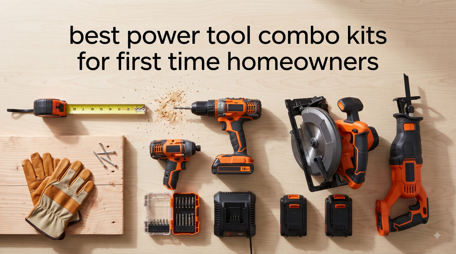 best power tool combo kits for first time homeowners