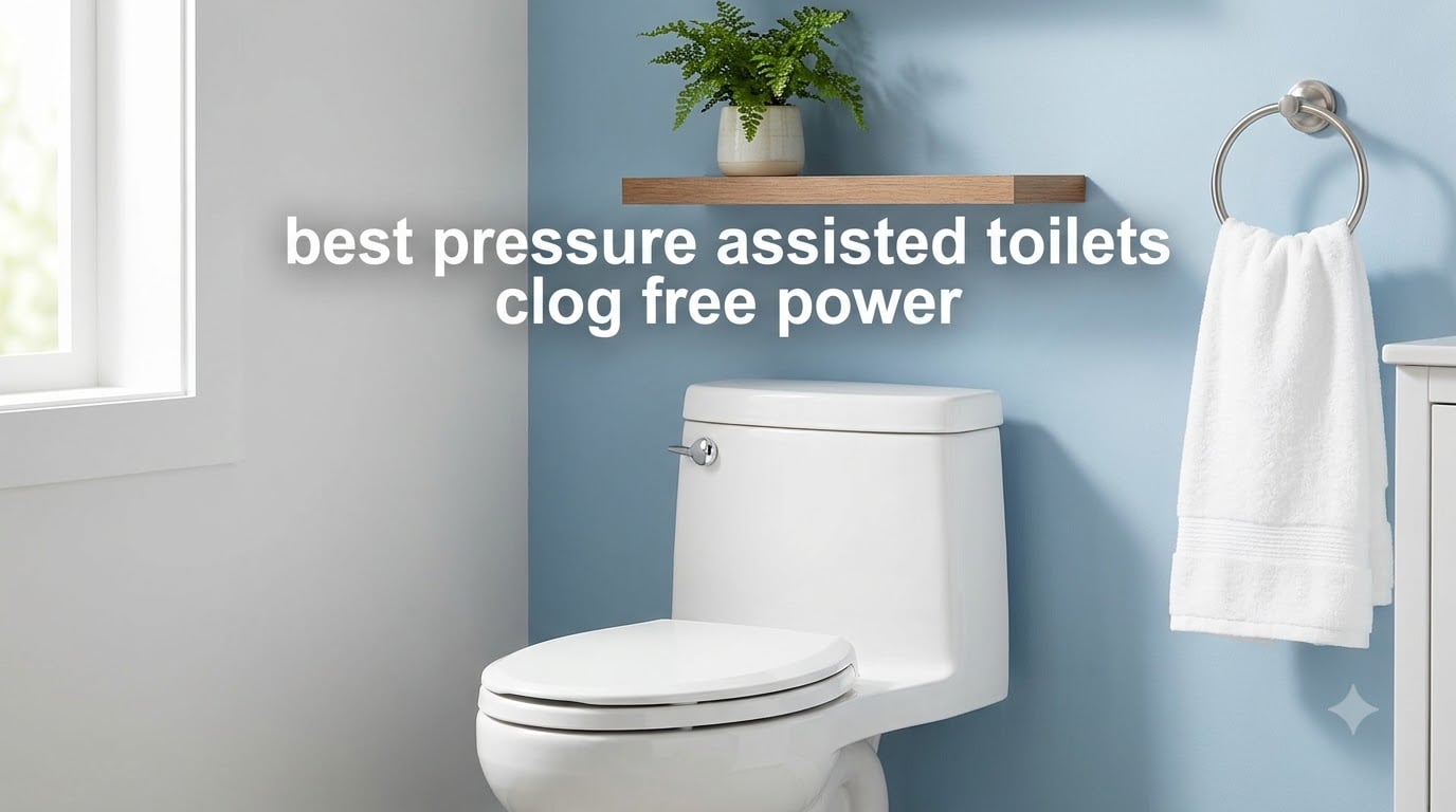 best pressure assisted toilets clog free power