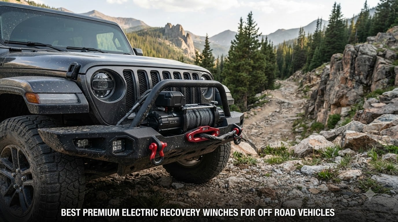 best premium electric recovery winches for off road vehicles