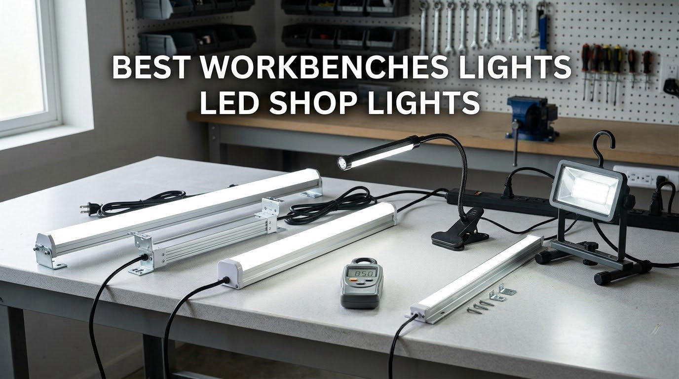 best workbenches lights led shop lights