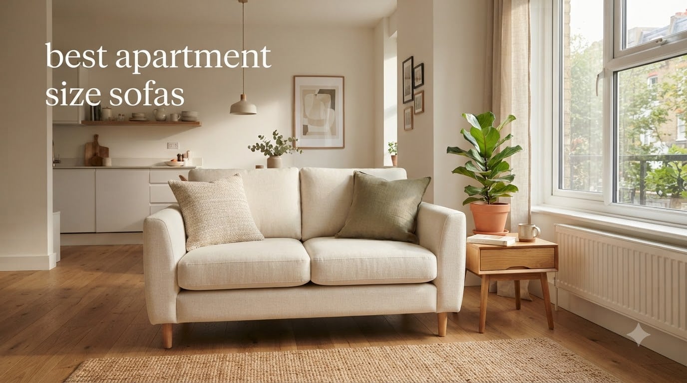 best apartment size sofas