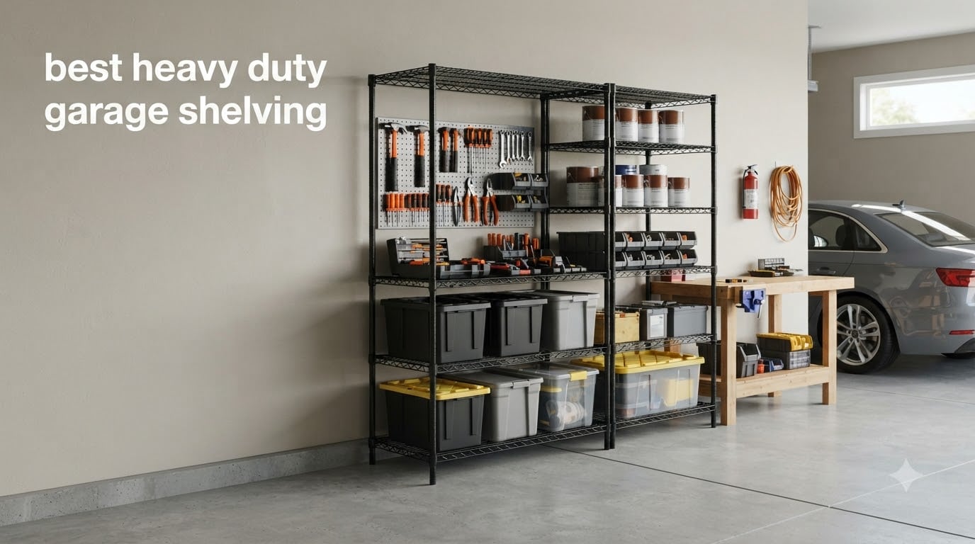 best heavy duty garage shelving
